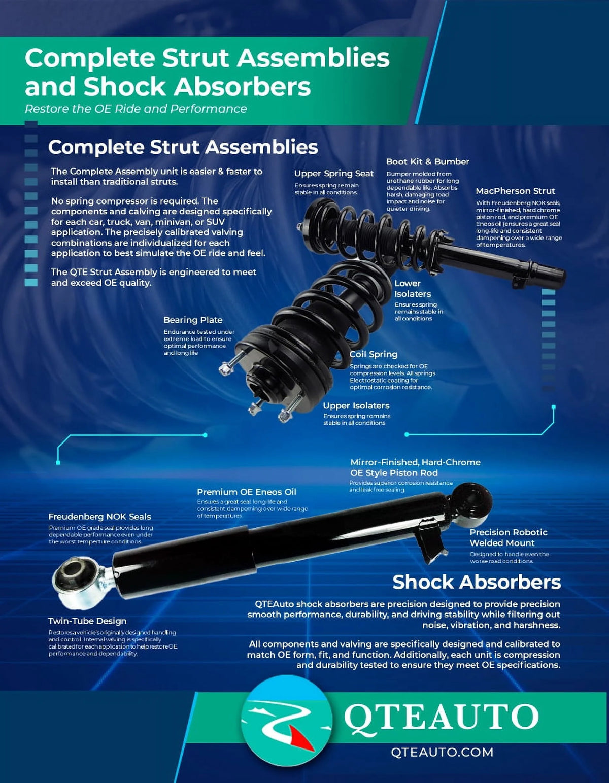 Complete Strut and Coil Spring Y8399