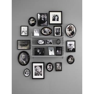 Grey Pocket Wall Shelf C385529