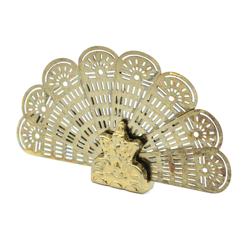 Miniature Metal Fireplace Fan For 1/12 Scale Dollhouse Accessory J874443