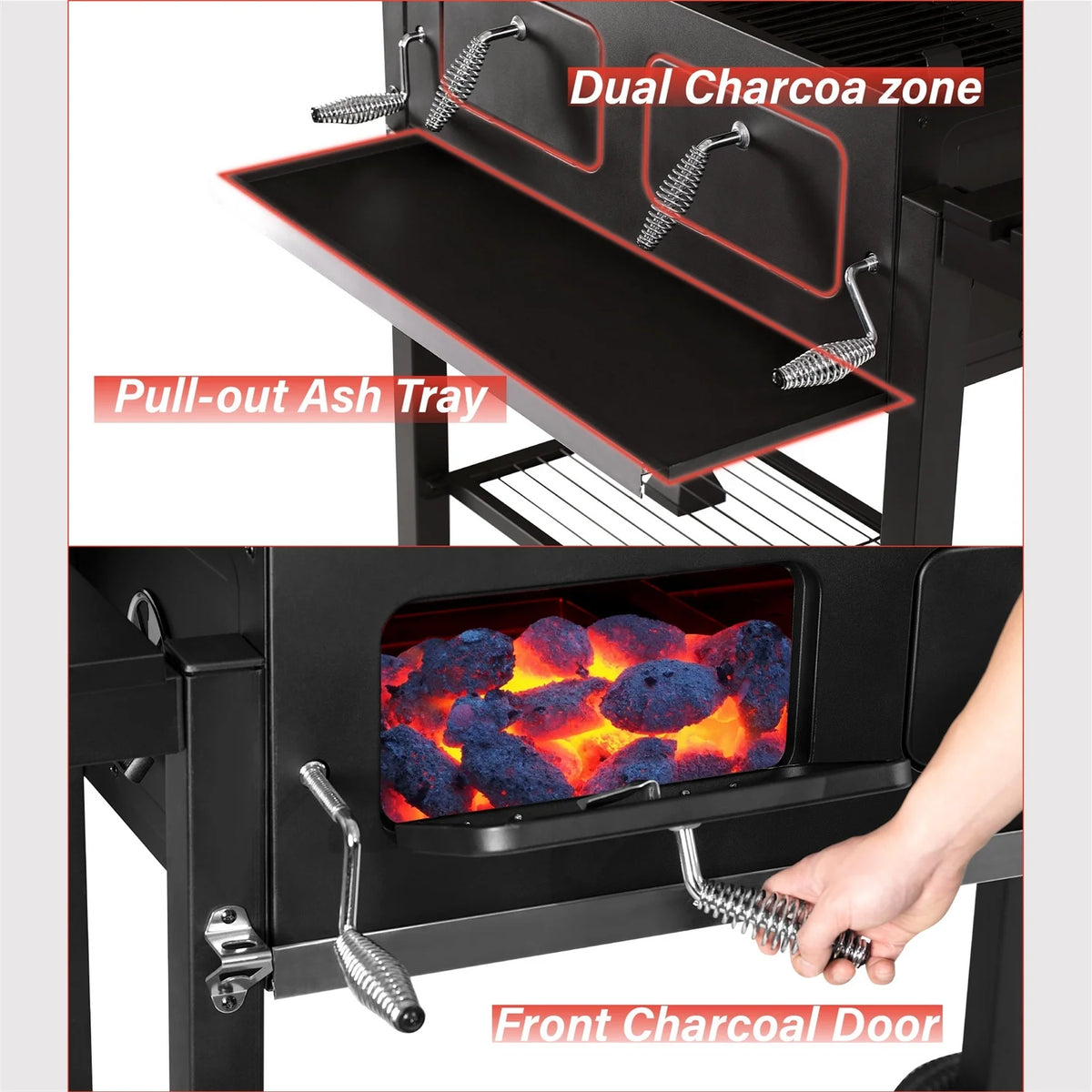 Charcoal Grill Extra Large Portable BBQ Grill X6132