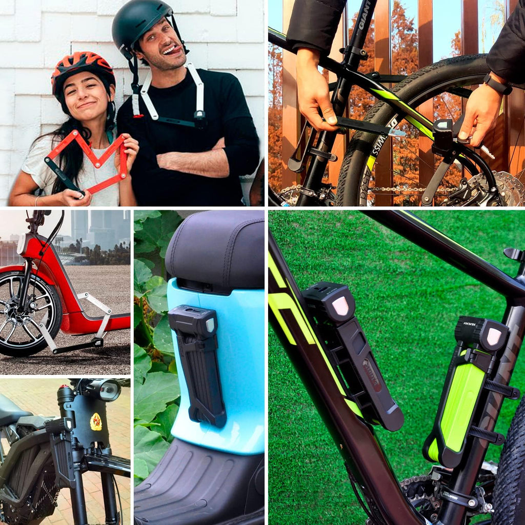 Compact Folding Bike Lock Pack of 2 X954561