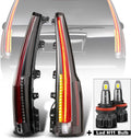 Set of 2 Red Clear LED Tail Lights Brake Lamp C928
