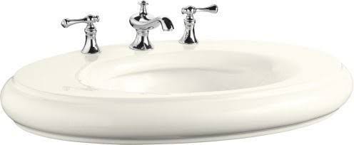 Lavatory Basin with Single-Hole Faucet Drilling Z623687