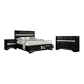 Black 3-Piece King Bedroom Set R786689