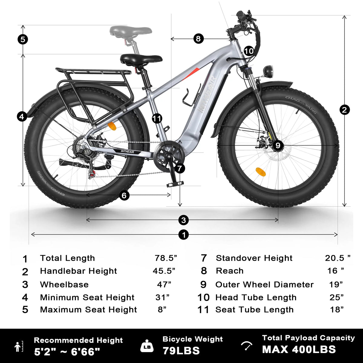 Electric Bike 26 Fat Tire 750W 48V F77960