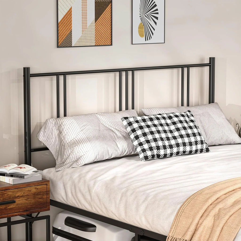 Queen Steel Bed Frame with Headboard Footboard F727464