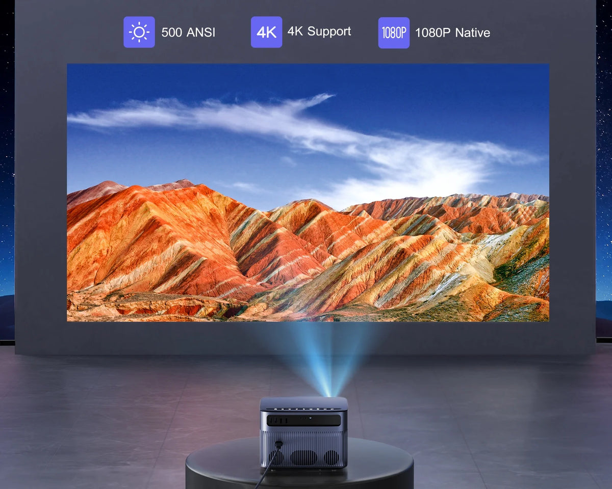 Native 1080P 5G WiFi 6 LCD Projector W42883