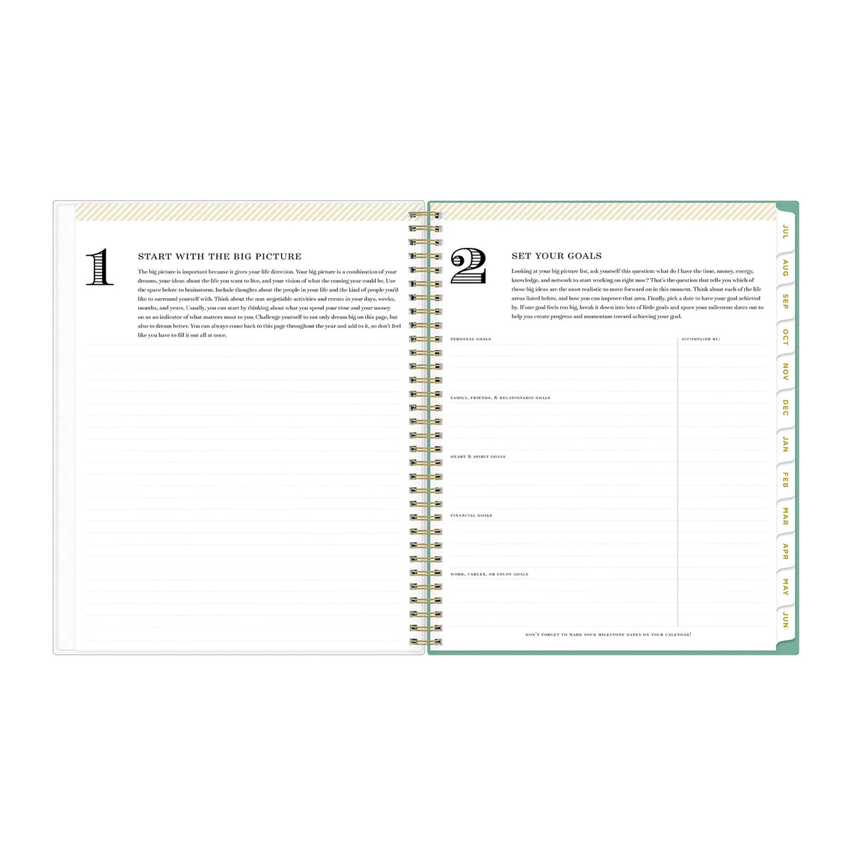 8.5x11 Weekly Monthly Planner G40492
