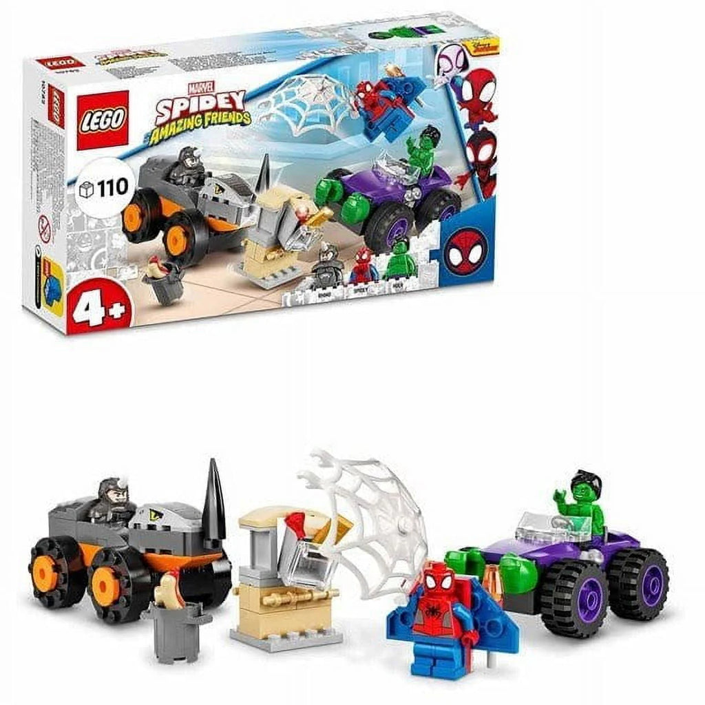 Lego Marvel Spidey and Friends Rhino vs Truck 10782 J7846