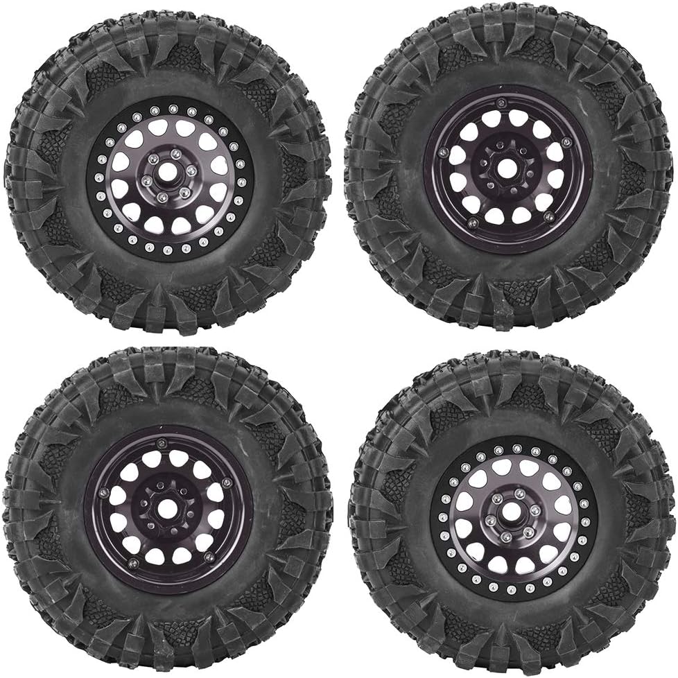 4pcs 2.2-inch Metal Hex Wheel Hub for 1:10 Racing Car (Silver) S863149