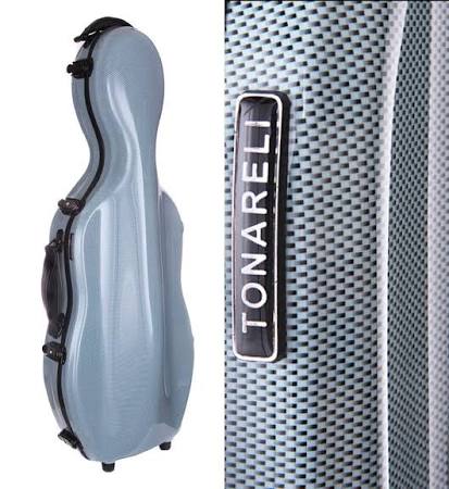 Blue Adjustable Viola Case with Wheels L438