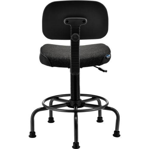 Fabric Desk Stool Black S864