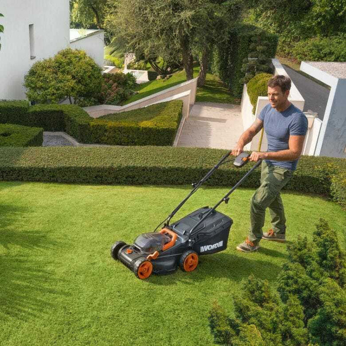 40V 14 Lawn Mower & 20V 12 String Trimmer Combo Kit Q763