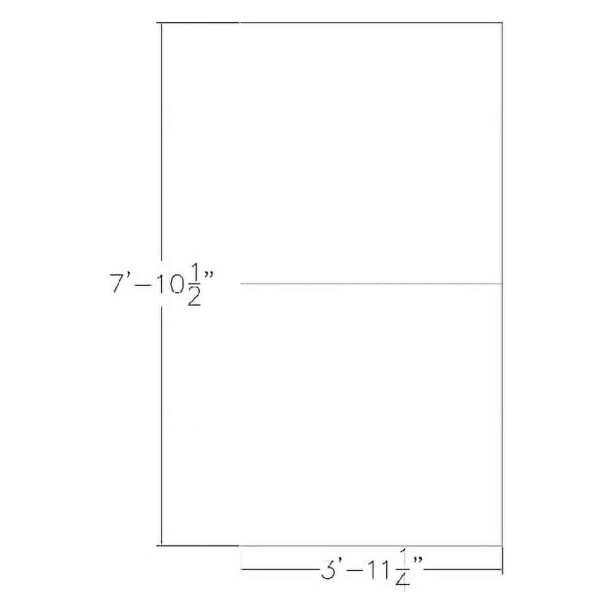 8' Rectangular Conference Table 8 Person White E429963