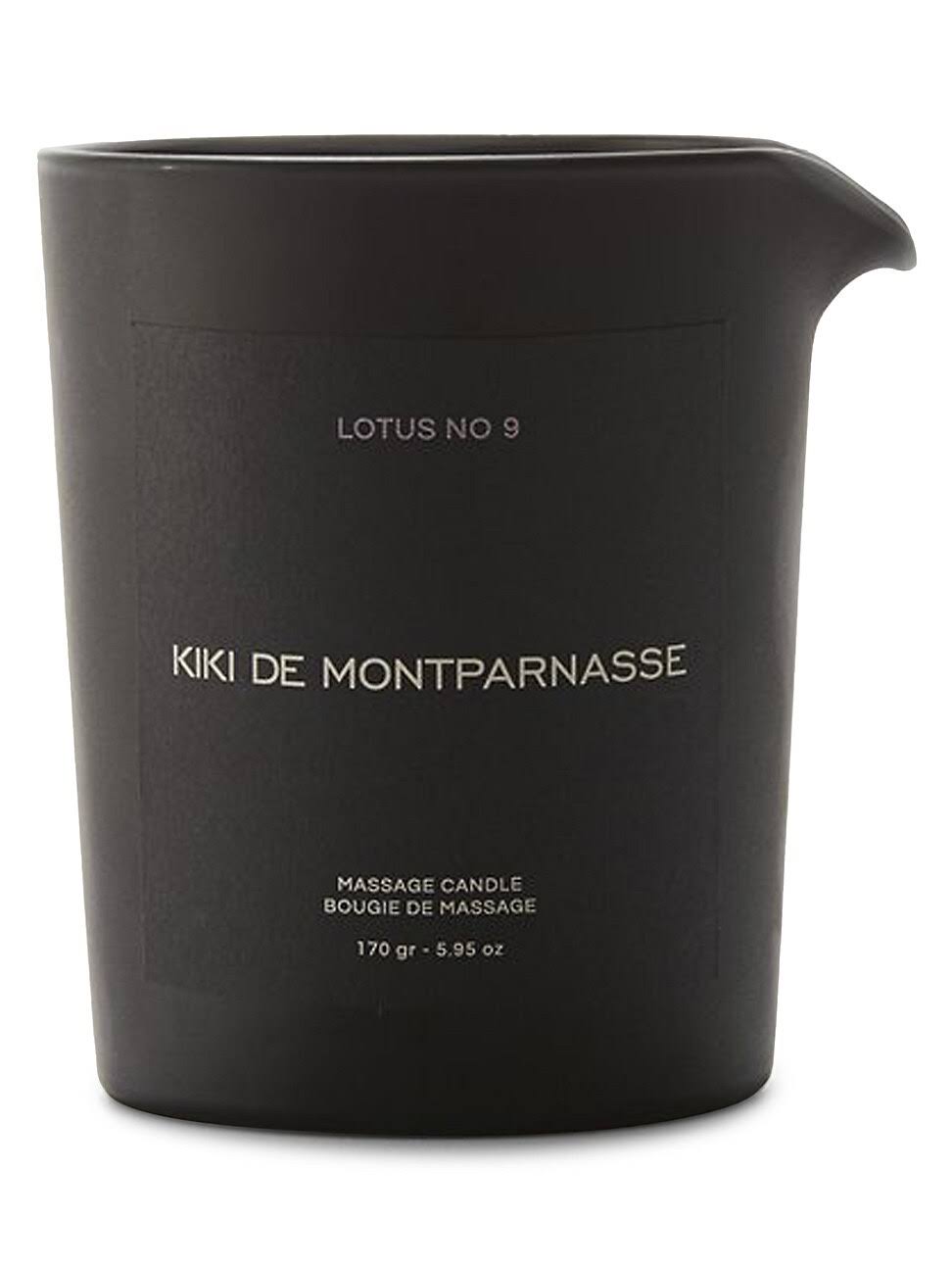 Large Lotus Massage Oil Candle Z3500