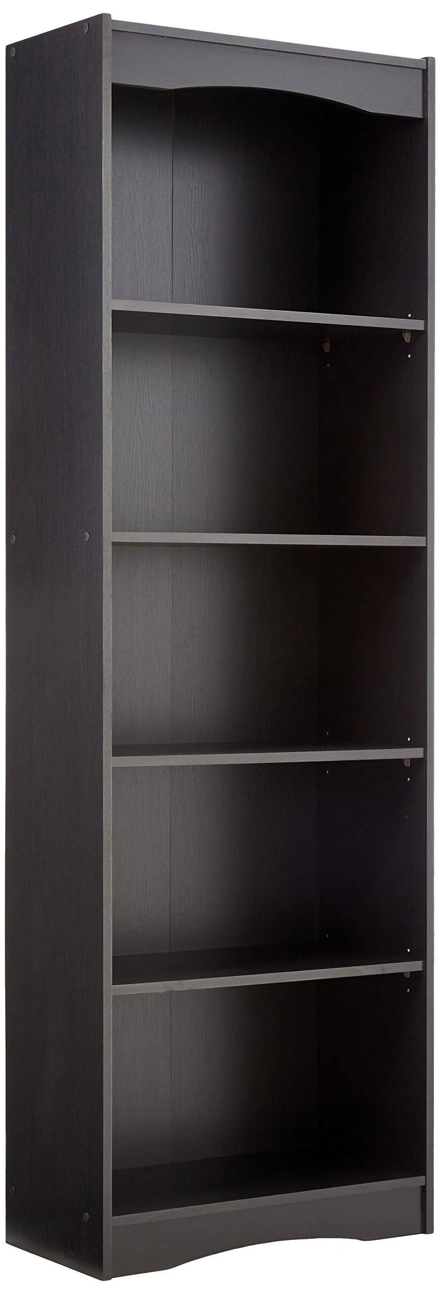 Midnight Black 72-Inch Tall Bookcase I3277