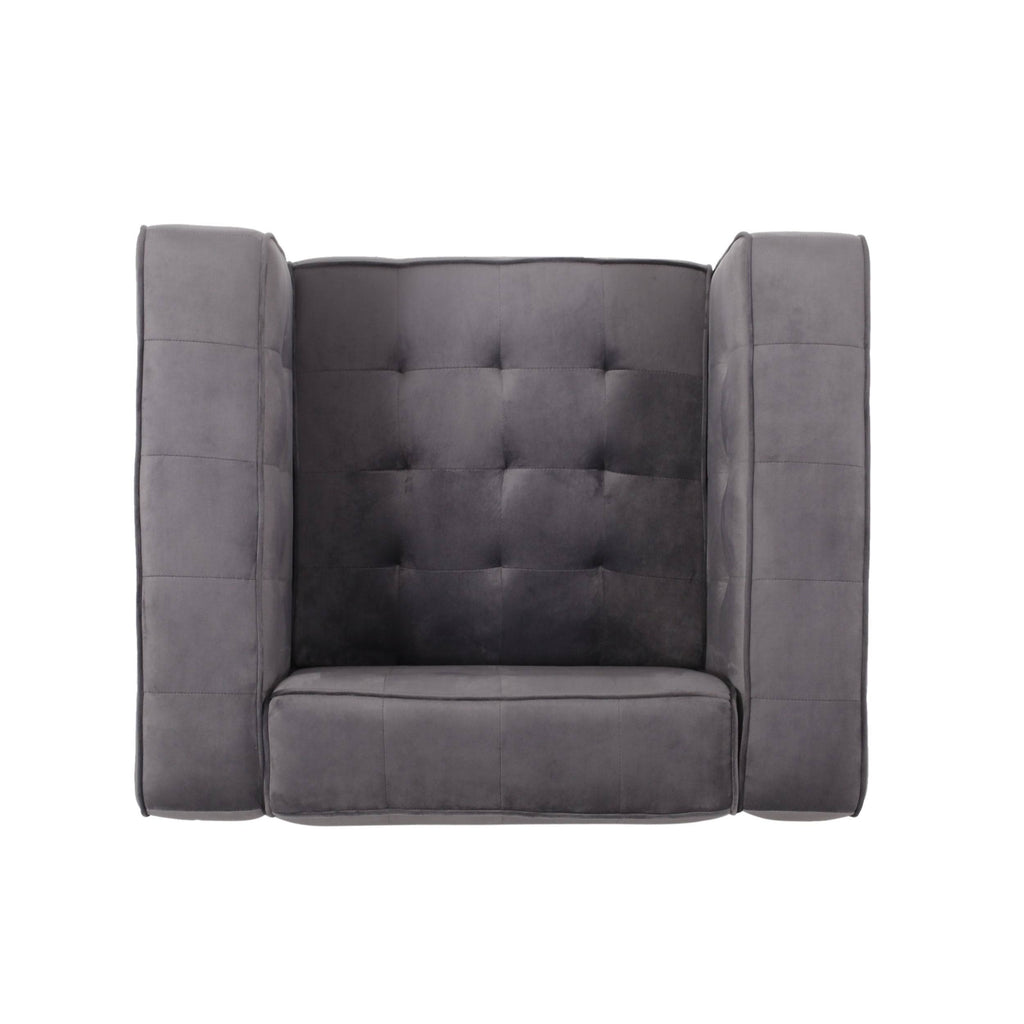 Velvet Cube Club Chair O5724