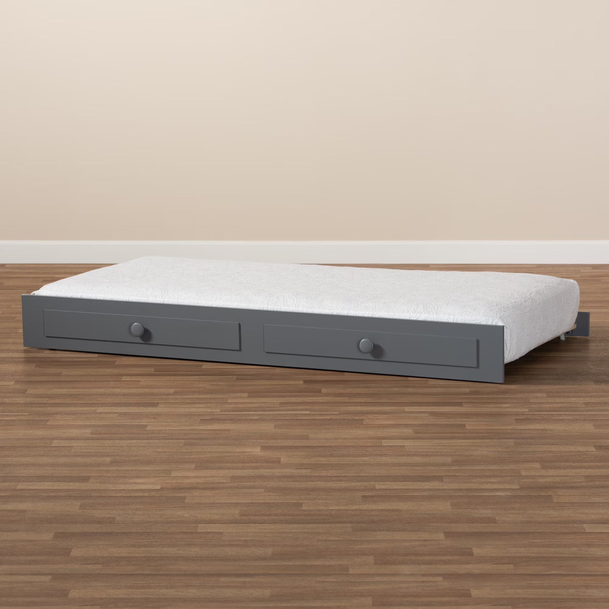 Gray Finished Wood Twin Size Trundle M6324