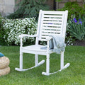 White Acacia Outdoor Rocking Chair J1927