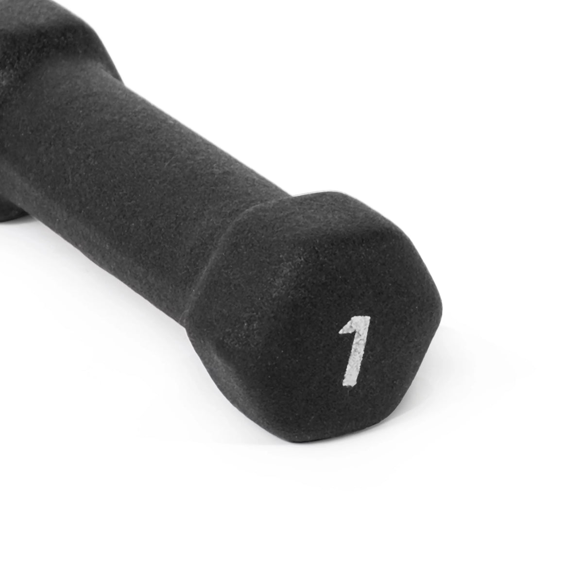 1lb Black Neoprene Dumbbell U2708