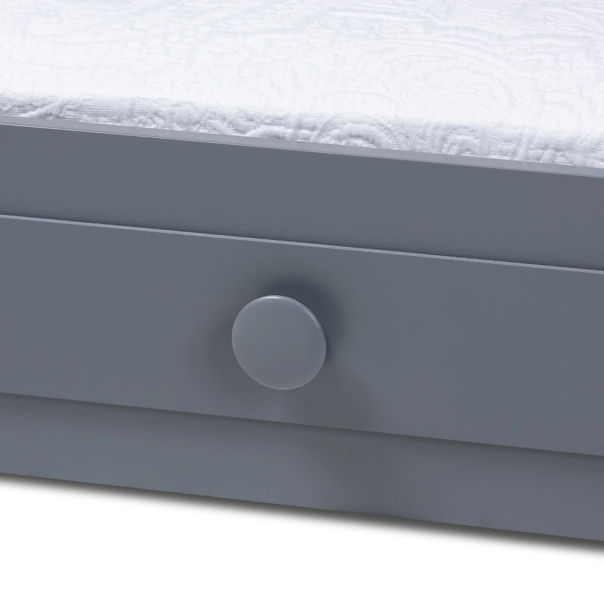 Gray Finished Wood Twin Size Trundle M6324