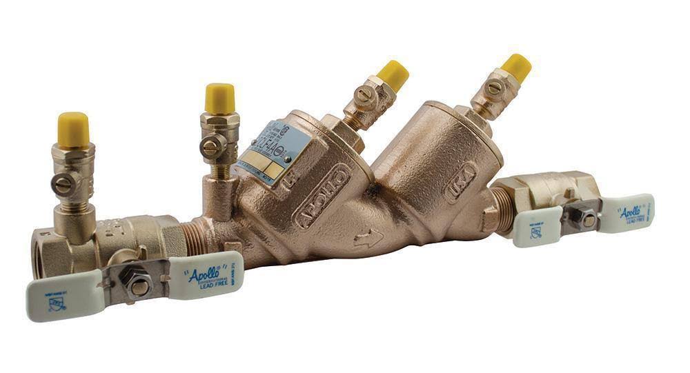Double Check Valve Assembly, 3/4 in., Bronze L85048