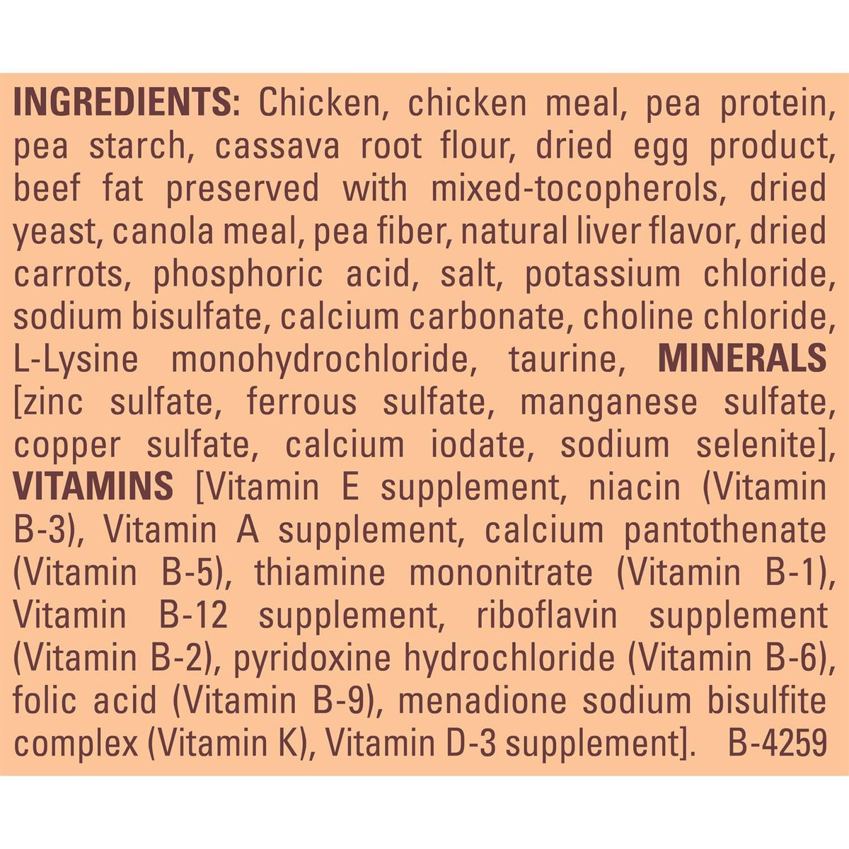 Grain Free White Meat Chicken & Egg Recipe Dry Cat Food L754