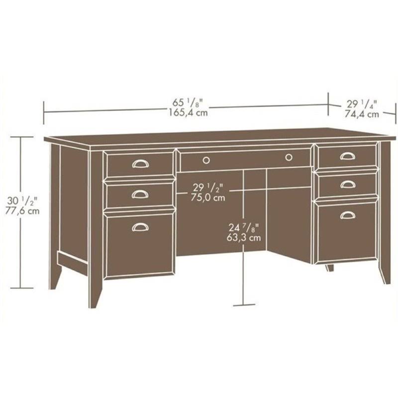 Jamocha Wood Executive Desk F3519
