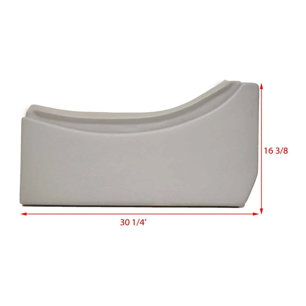 Gray 30 1/4 x 16 3/8 Inch Console Shoe Panel G46213
