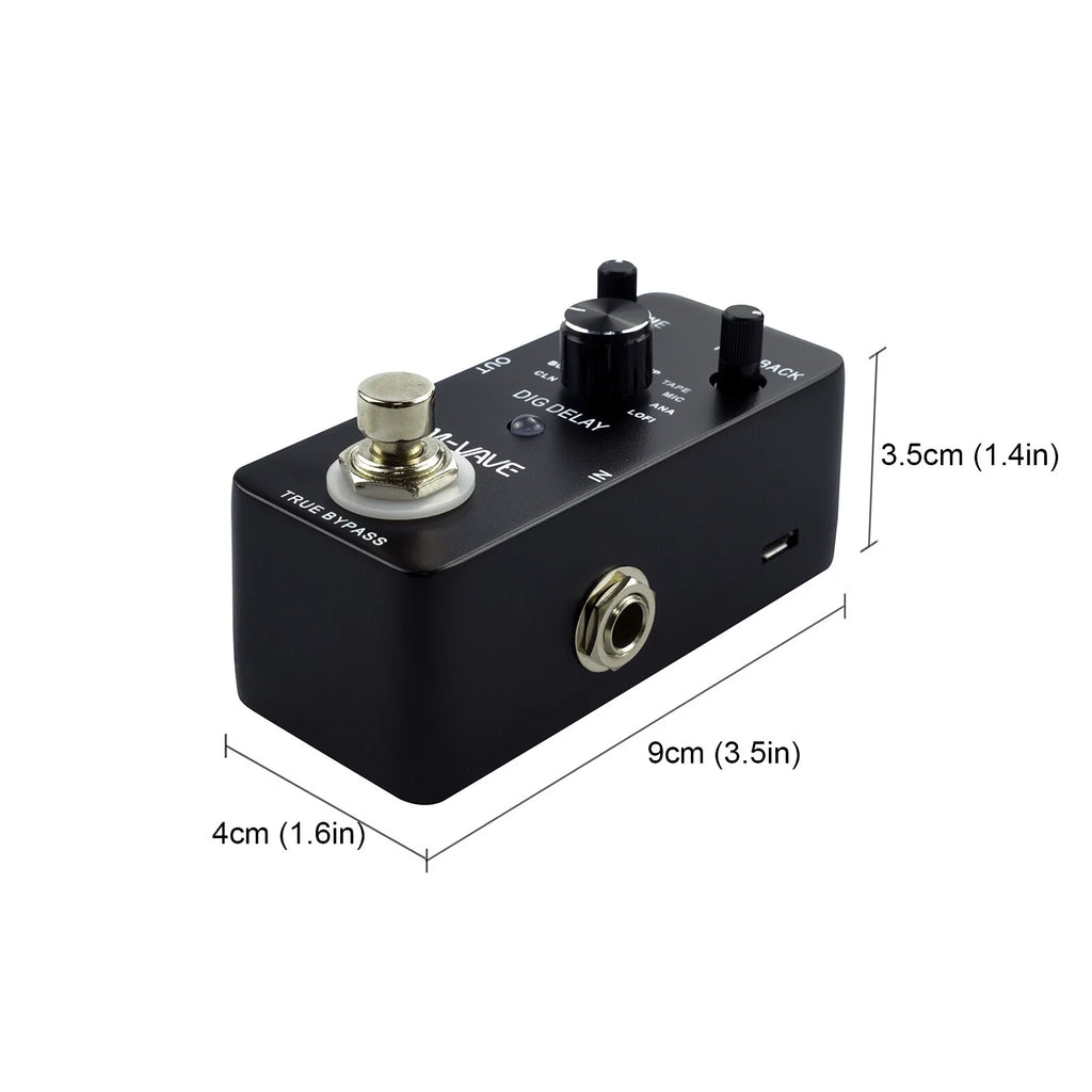 Digital Delay Guitar Effect Pedal T58446