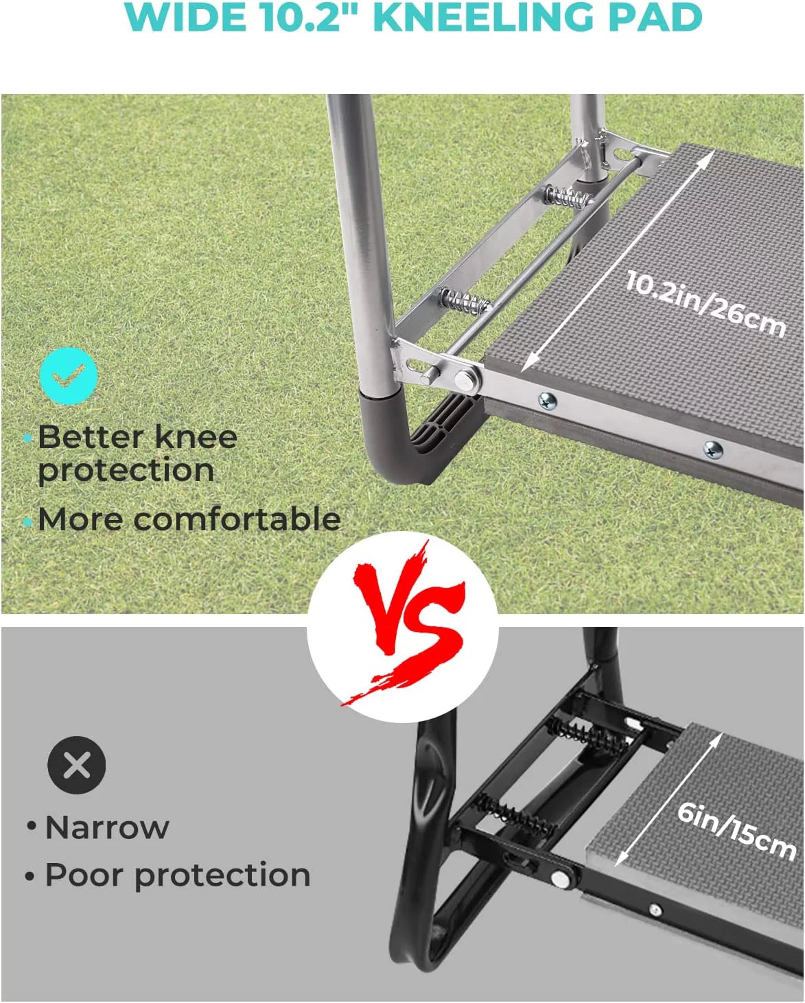 Folding Garden Kneeler Seat Portable Gardening Bench Stool M240