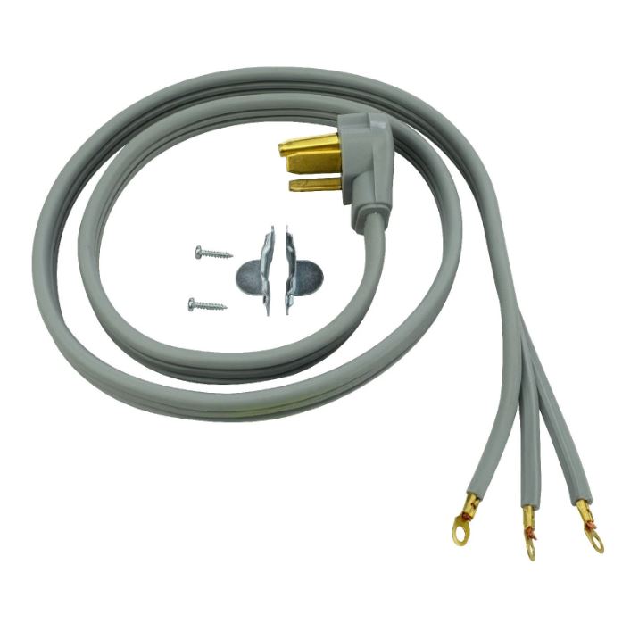 4 Feet 10/3 30 Amp 3-Wire Dryer Cord (4 Pack) F873619