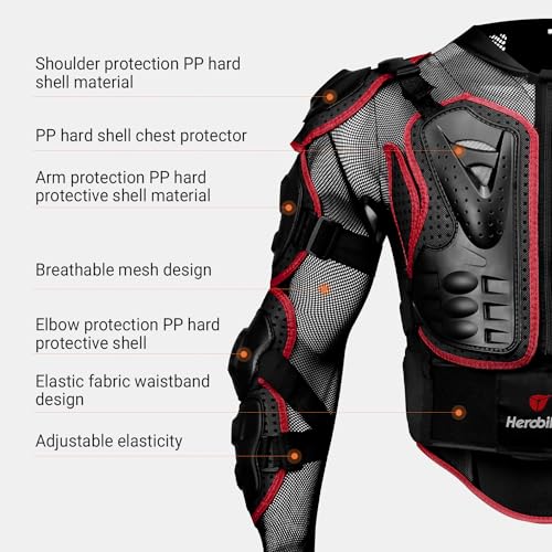 Motorcycle Full Body Armor Jacket Y902025