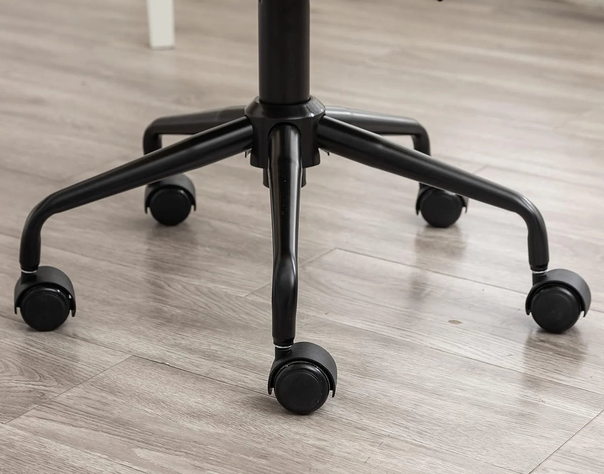 Yellow Tufted Adjustable Swivel Office Chair H4556