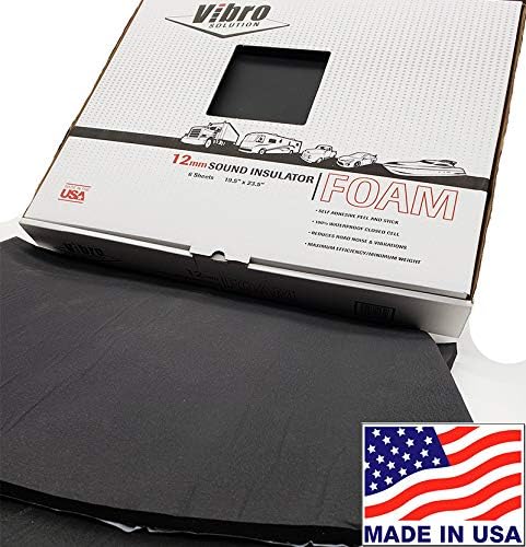 455 mil Waterproof Closed Cell Foam Sound Deadening Material 6 Sheets D51679