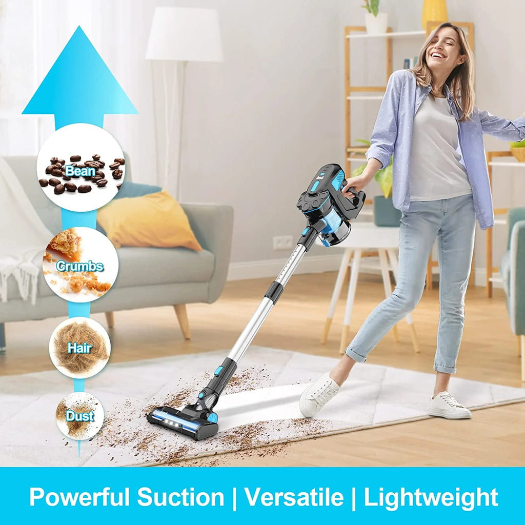 Cordless Stick Vacuum 20KPa 6-in-1 Blue T64209