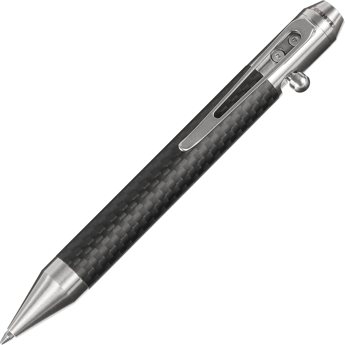 Titanium Bolt Action Pen with Pocket Clip K7478