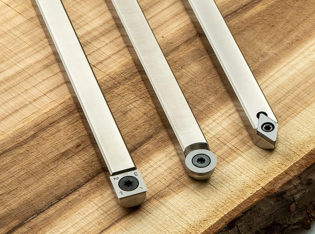 Carbide Wood Lathe Tools, 26" Overall Length, Stainless Steel L3552
