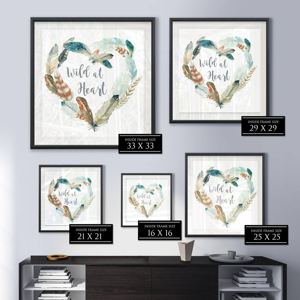 Framed Giclee Print 16x16 X215221