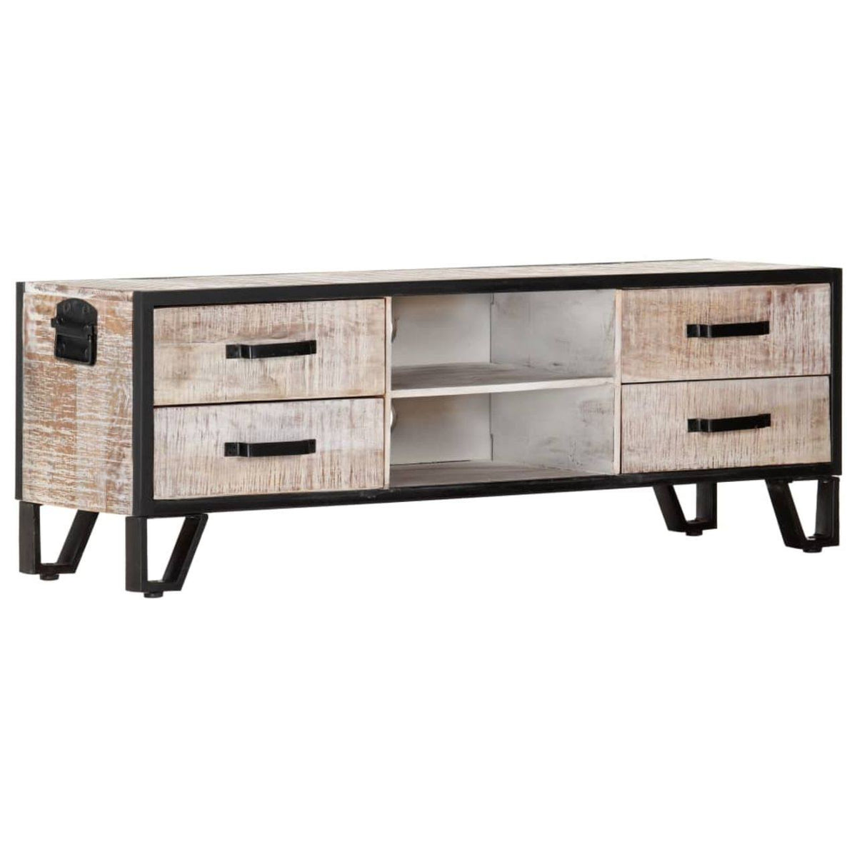 TV Cabinet Solid Acacia Wood O857
