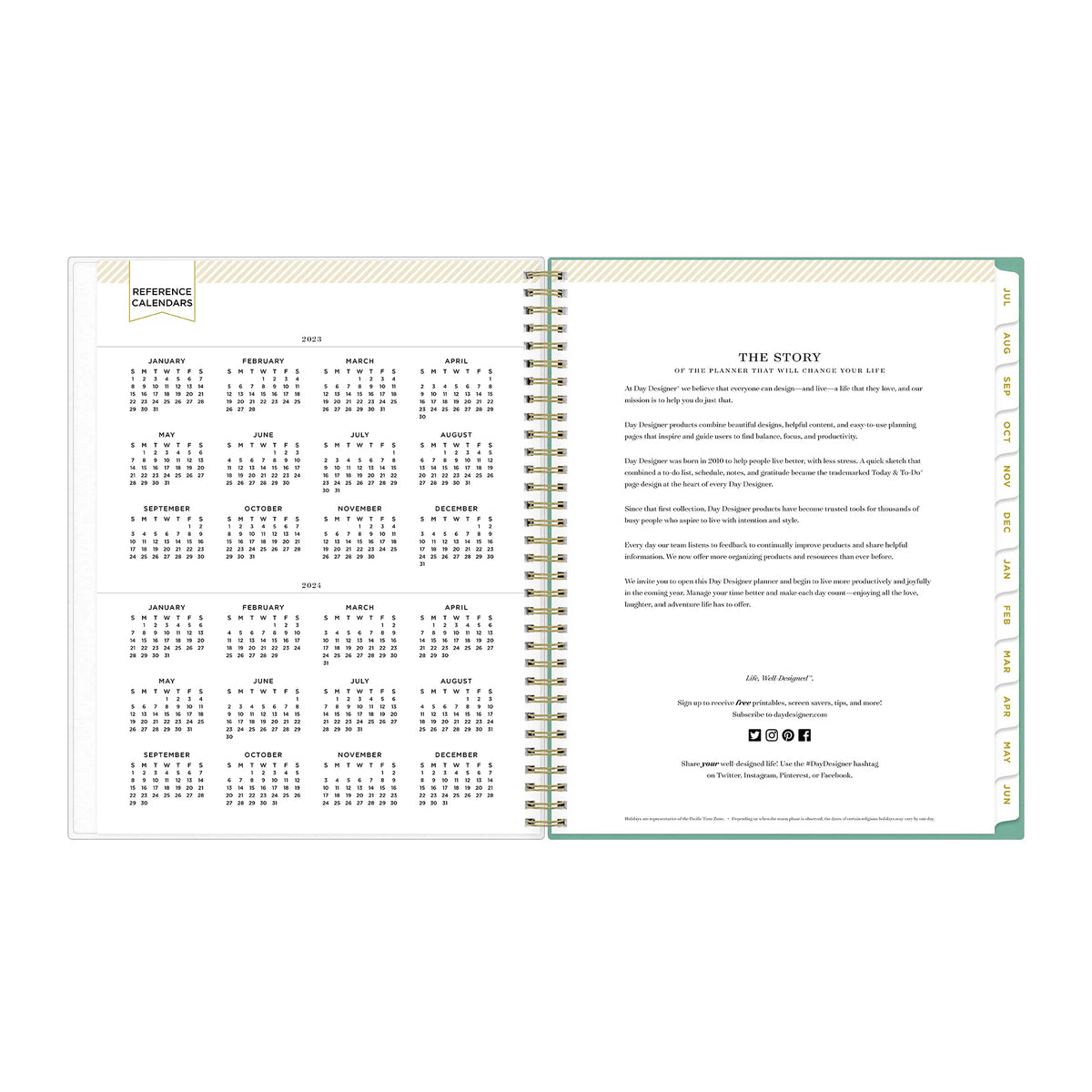 8.5x11 Weekly Monthly Planner G40492