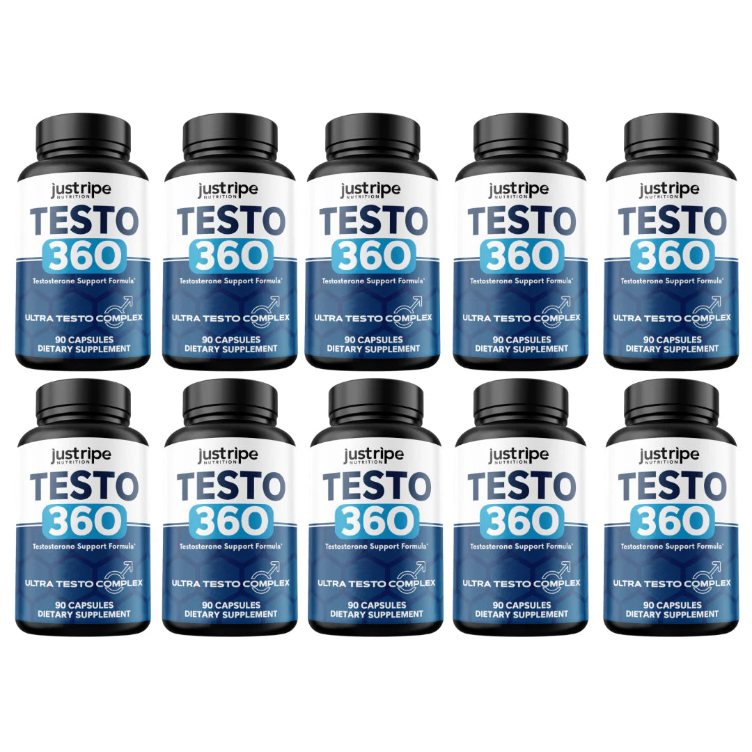 10 Pack Testo 360 Supplement with Tribulus Terrestris Q9604
